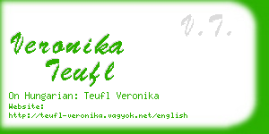 veronika teufl business card